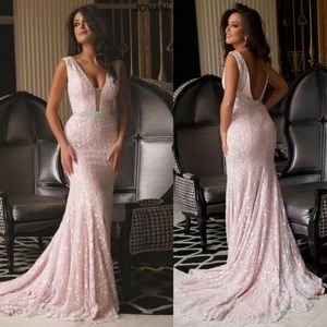 Pink and silver JOVANI dress